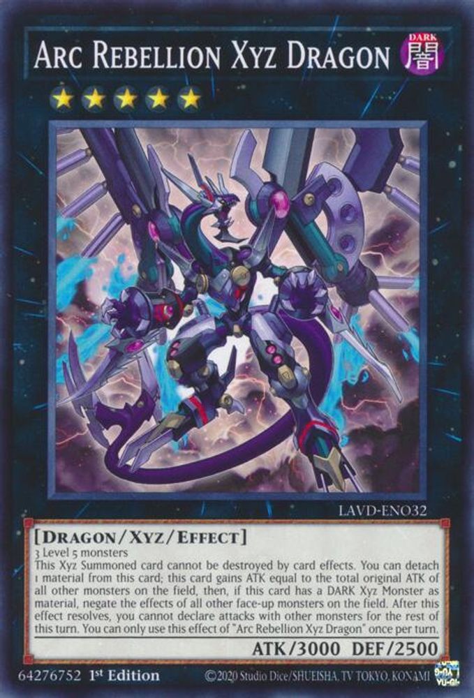 Arc Rebellion Xyz Dragon (LAVD-ENO32) - Common