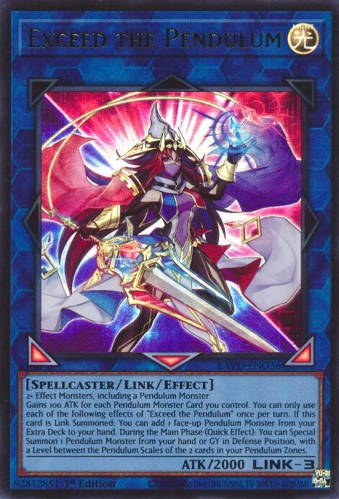 Exceed the Pendulum (LAVD-ENO36) - Ultra Rare