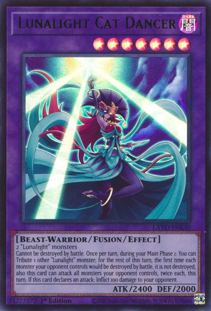 Lunalight Cat Dancer (LAVD-ENL30) - Ultra Rare