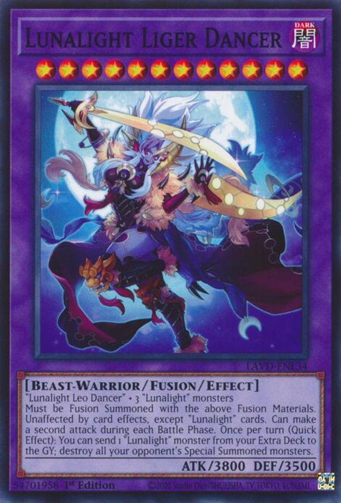 Lunalight Liger Dancer (LAVD-ENL34) - Common