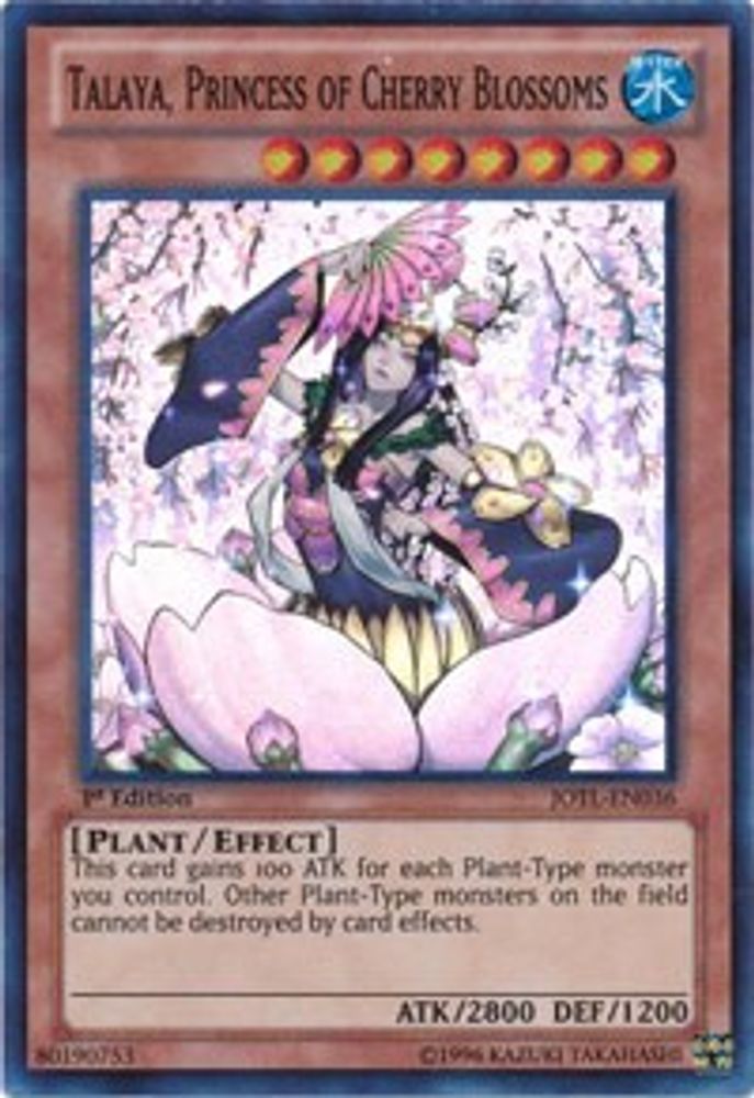 Talaya, Princess of Cherry Blossoms (JOTL-EN036) - Super Rare