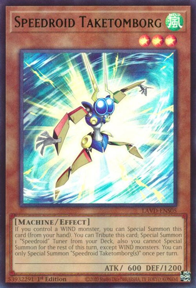 Speedroid Taketomborg (UR) (LAVD-ENS05) - Ultra Rare