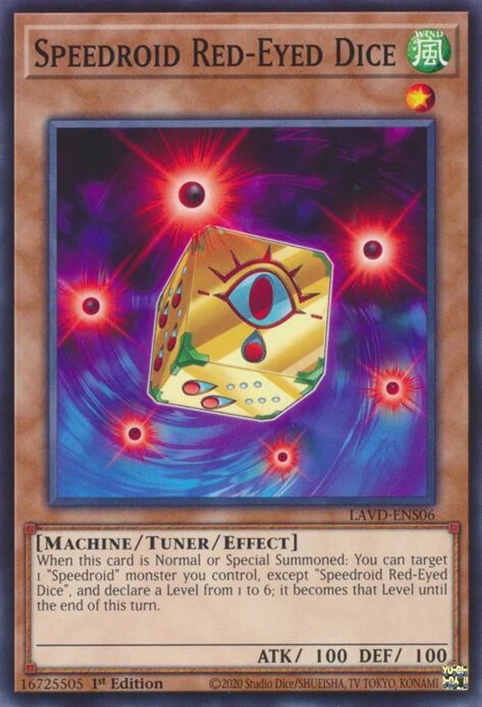 Speedroid Red-Eyed Dice (LAVD-ENS06) - Common