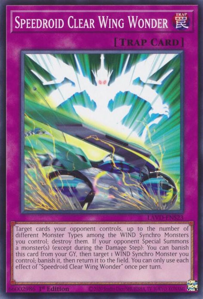 Speedroid Clear Wing Wonder (LAVD-ENS23) - Common