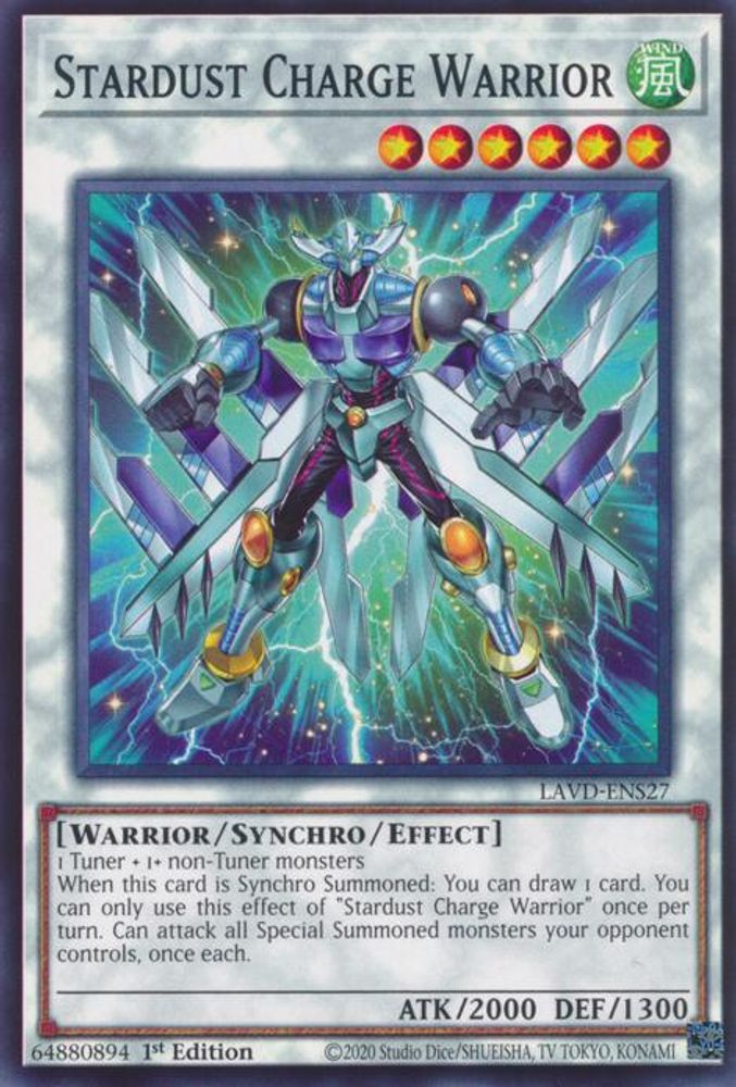 Stardust Charge Warrior (LAVD-ENS27) - Common