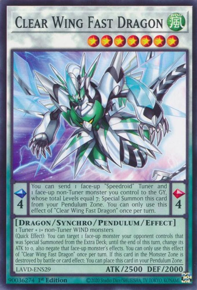 Clear Wing Fast Dragon (LAVD-ENS29) - Common