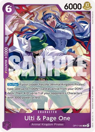 Ulti & Page One (OP17-060) - Rare