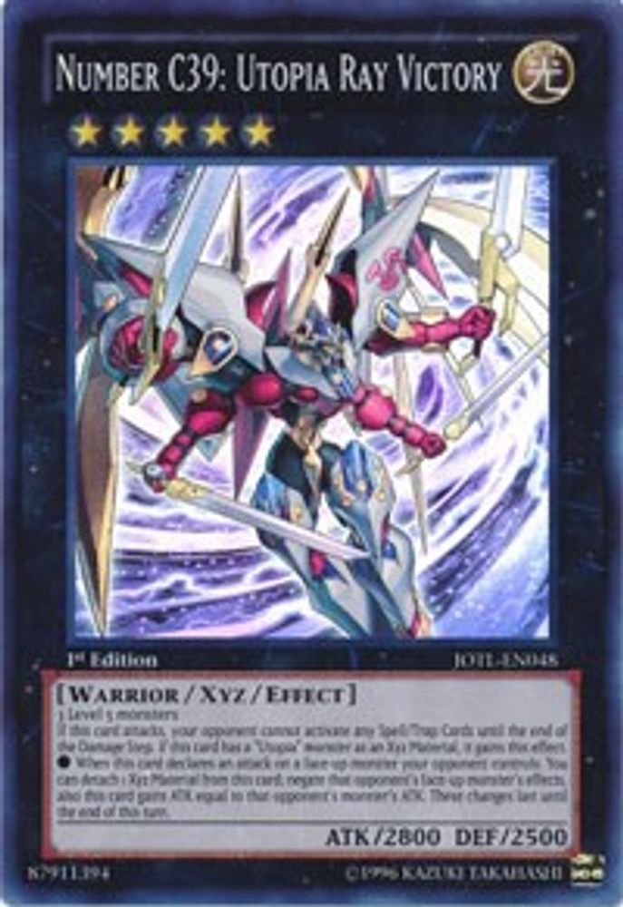 Number C39: Utopia Ray Victory (JOTL-EN048) - Super Rare