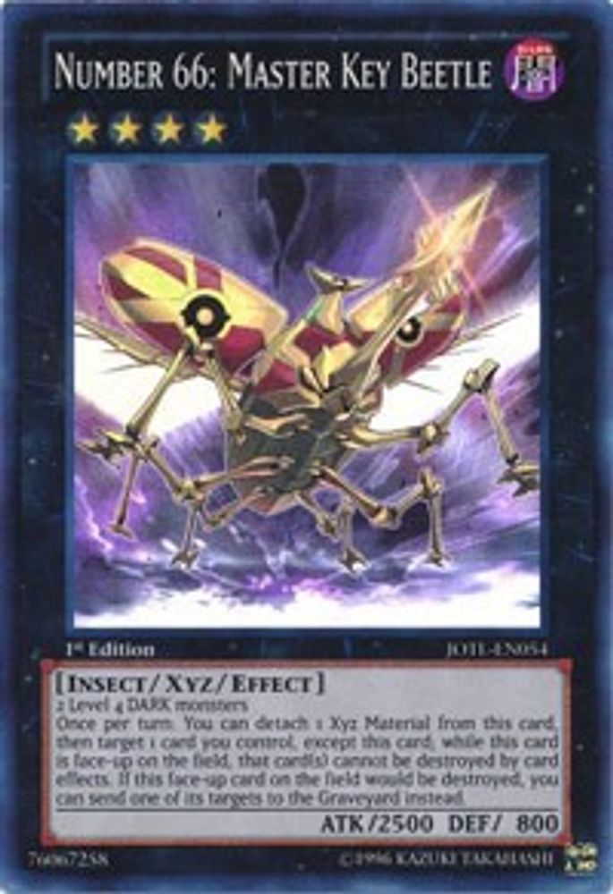 Number 66: Master Key Beetle (JOTL-EN054) - Super Rare