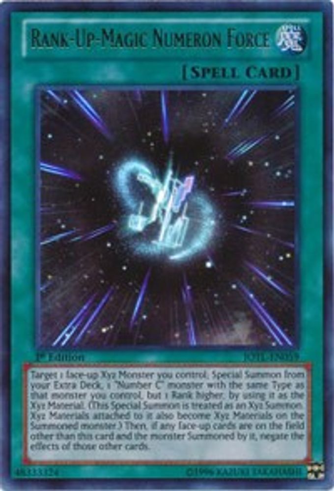Rank-Up-Magic Numeron Force (JOTL-EN059) - Ultra Rare