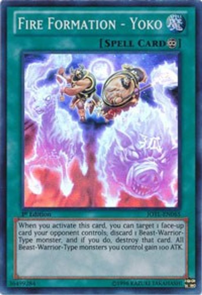 Fire Formation - Yoko (JOTL-EN065) - Super Rare