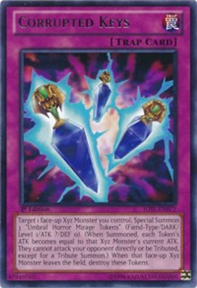 Corrupted Keys (JOTL-EN072) - Rare