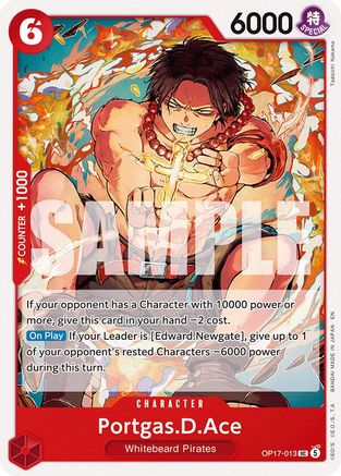 Portgas.D.Ace (OP17-013) - Uncommon