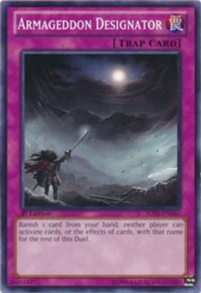 Armageddon Designator (JOTL-EN080) - Common