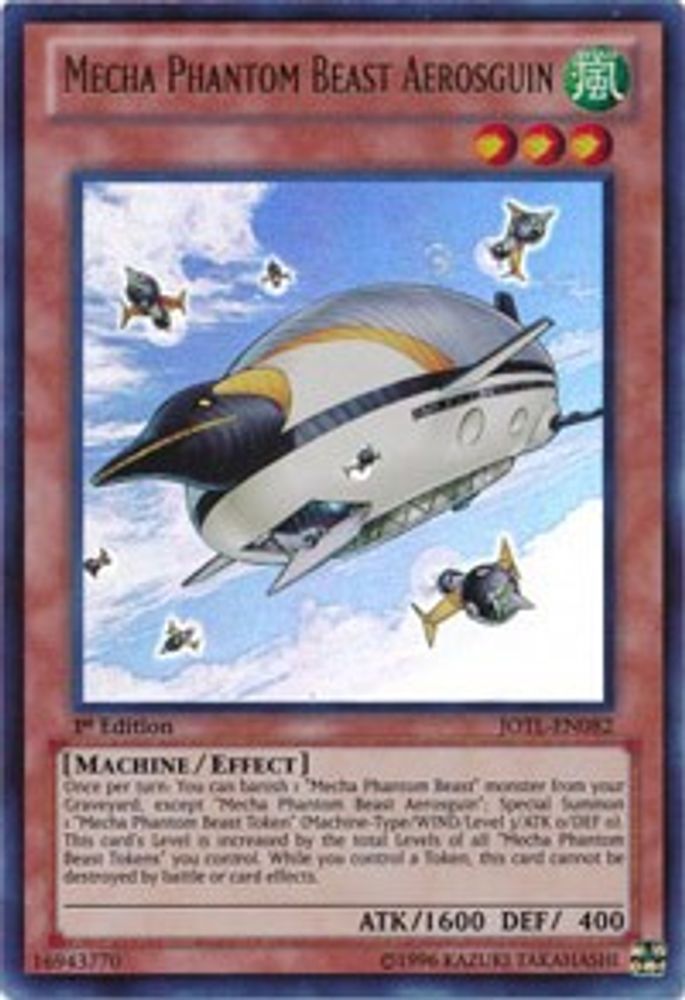 Mecha Phantom Beast Aerosguin (JOTL-EN082) - Ultra Rare