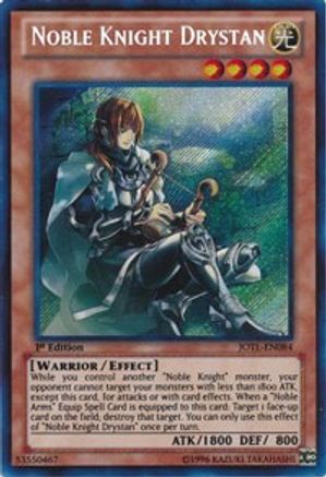 Noble Knight Drystan [JOTL-EN084] Secret Rare