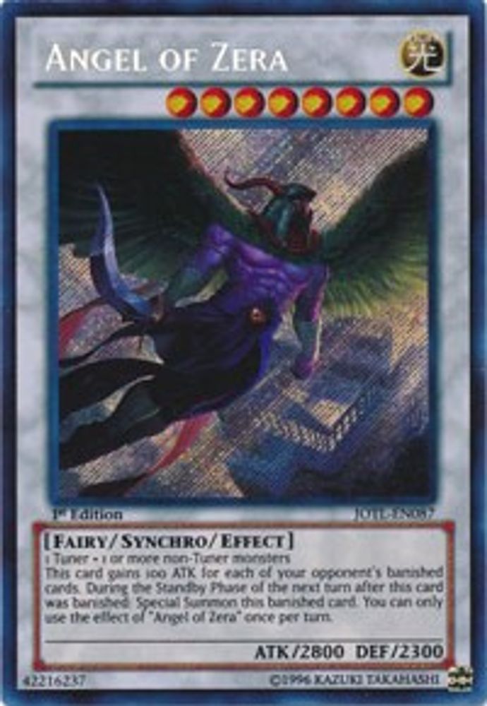 Angel of Zera (JOTL-EN087) - Secret Rare