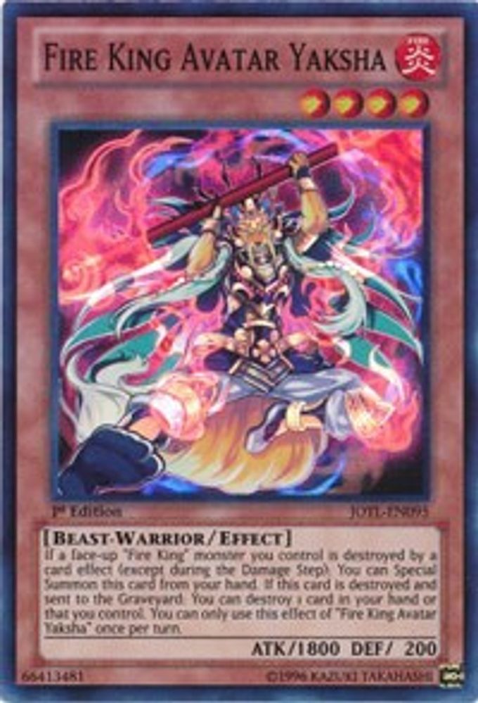 Avatar du Roi du Feu Yaksha [JOTL-EN095] Super Rare 