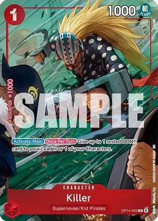 Killer (One Piece Card Game Illustration Box Vol. 8) (OP14-005) - Common
