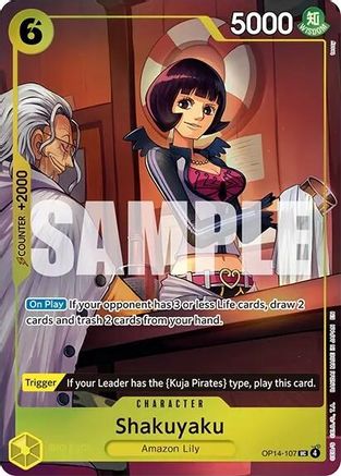Shakuyaku (One Piece Card Game Illustration Box Vol. 7) (OP14-107) - Uncommon