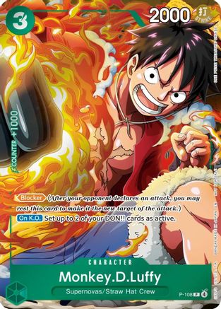 Monkey.D.Luffy (Event Pack Vol. 9) (P-108) - Promo