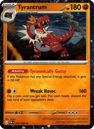 Tyrantrum (Cosmos Holo) 045/088  - Holofoil - Rare