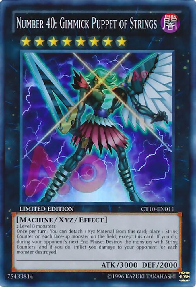 Number 40: Gimmick Puppet of Strings (CT10-EN011) - Super Rare