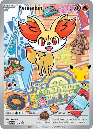 Fennekin 059  - Holofoil - Promo