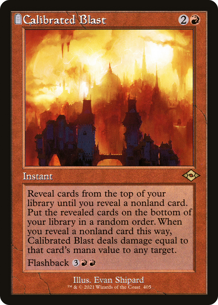 Explosion calibrée (Rétro) [Modern Horizons 2] 