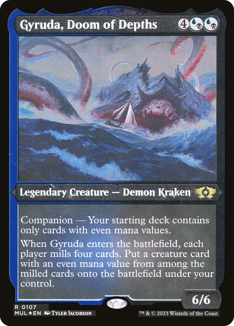 Gyruda, Doom of Depths (Foil Etched) [Légendes multivers] 