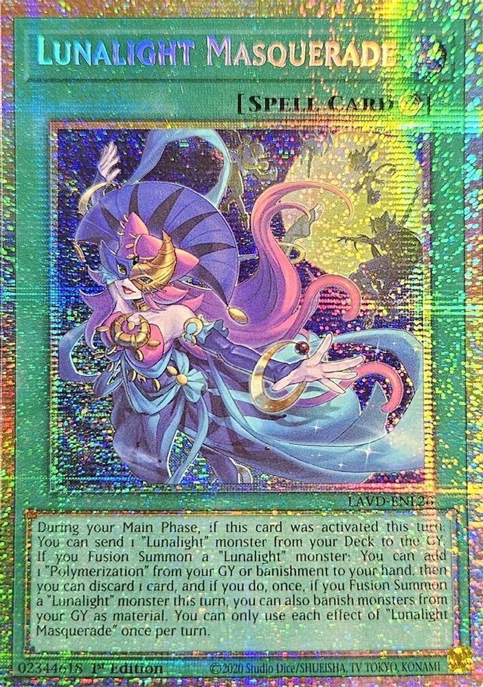 Lunalight Masquerade (Starlight Rare) (LAVD-ENL26) - Starlight Rare