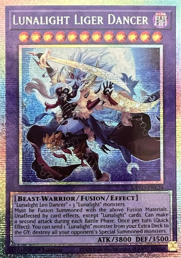 Lunalight Liger Dancer (Starlight Rare) (LAVD-ENL34) - Starlight Rare
