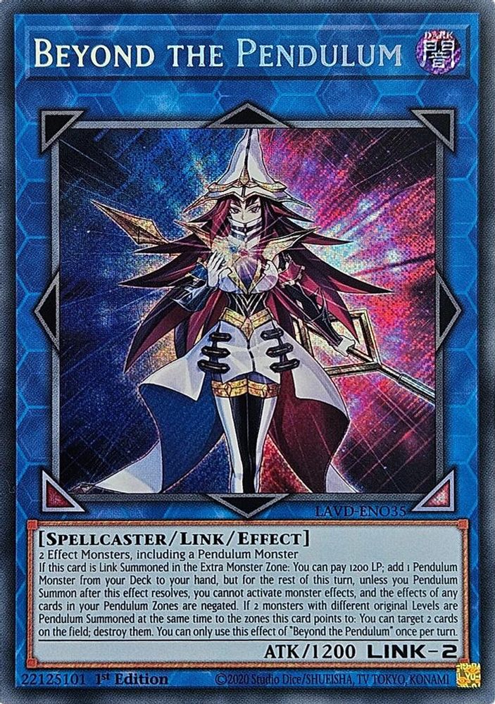 Beyond the Pendulum (Secret Rare) (LAVD-ENO35) - Secret Rare