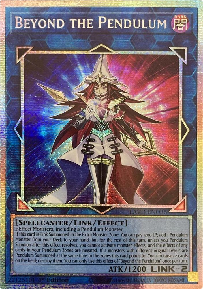 Beyond the Pendulum (Starlight Rare) (LAVD-ENO35) - Starlight Rare