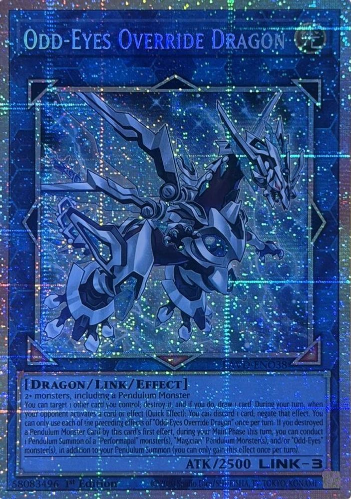 Odd-Eyes Override Dragon (Starlight Rare) (LAVD-ENO38) - Starlight Rare