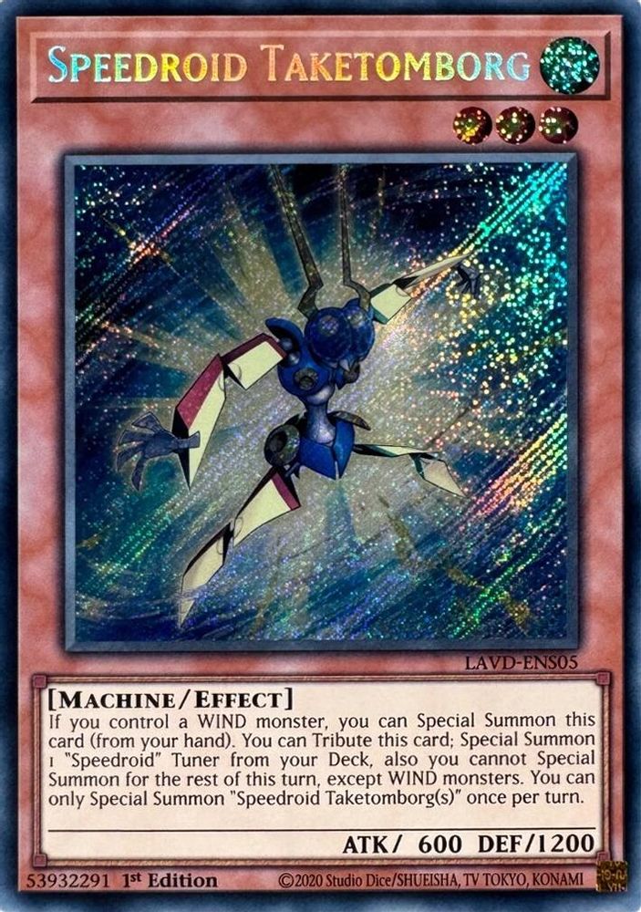 Speedroid Taketomborg (Secret Rare) (LAVD-ENS05) - Secret Rare