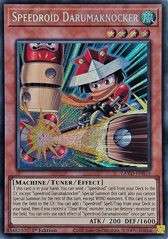 Speedroid Darumaknocker (Secret Rare) (LAVD-ENS15) - Secret Rare