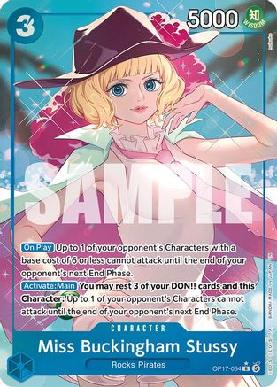 Miss Buckingham Stussy (Alternate Art) (OP17-054) - Rare