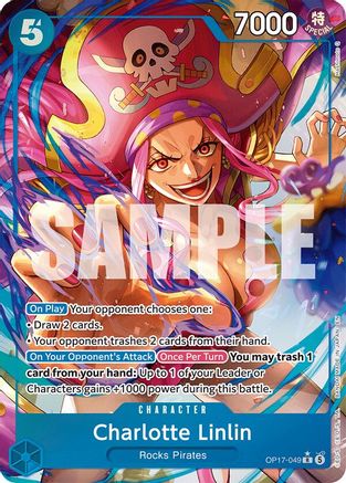 Charlotte Linlin (049) (Alternate Art) (OP17-049) - Rare