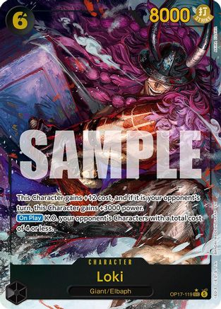 Loki (Alternate Art) (OP17-119) - Secret Rare