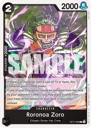 Roronoa Zoro (095) (OP17-095) - Common