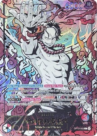 Portgas.D.Ace (English Version 3rd Anniversary Set) (OP13-002) - Leader
