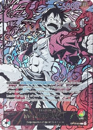 Monkey.D.Luffy (English Version 3rd Anniversary Set) (OP13-001) - Leader
