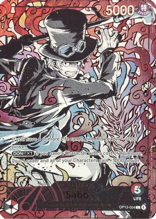 Sabo (English Version 3rd Anniversary Set) (OP13-004) - Leader