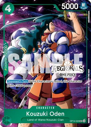 Kouzuki Oden (Regional Participation Pack 2026 Vol.2) (OP14-026) - Uncommon