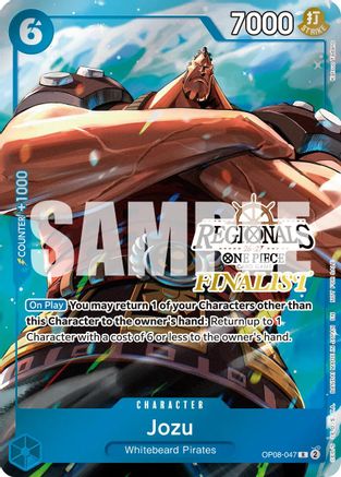 Jozu (Regionals Finalist Card Set 26-27 Vol.2) (OP08-047) - Rare