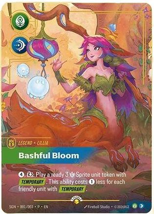 Lillia - Bashful Bloom (001/003) - Secret Garden Foil