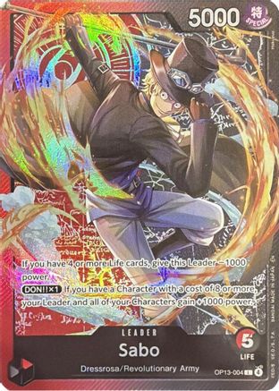 Sabo (Sound Loader Ace and Sabo Edition 2026) (OP13-004) - Leader