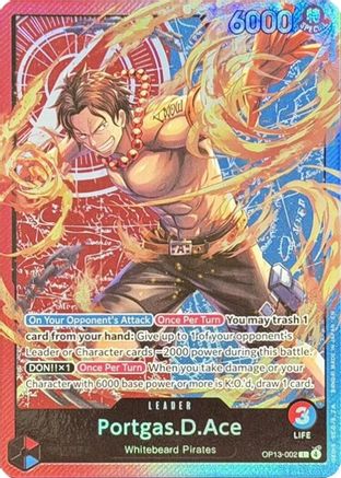 Portgas.D.Ace (Sound Loader Ace and Sabo Edition 2026) (OP13-002) - Leader