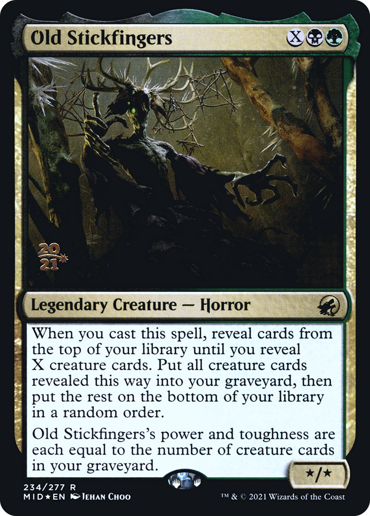 Old Stickfingers [Promotions avant-première d'Innistrad : Midnight Hunt] 